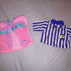 3Vintage Cabbage Patch Kids Clothes Lot CPK Pink Dress Shirt Outfit Doll Clothes